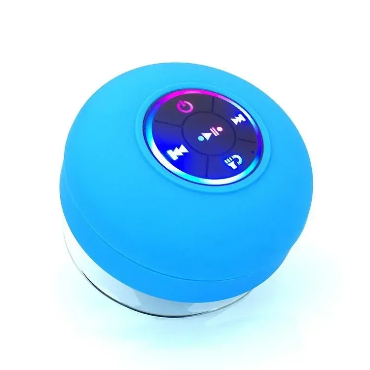 2025 New bathroom waterproof wireless LED suction Cup Mini Bluetooth speaker Portable outdoor sports stereo speakers - 1Tecbuy