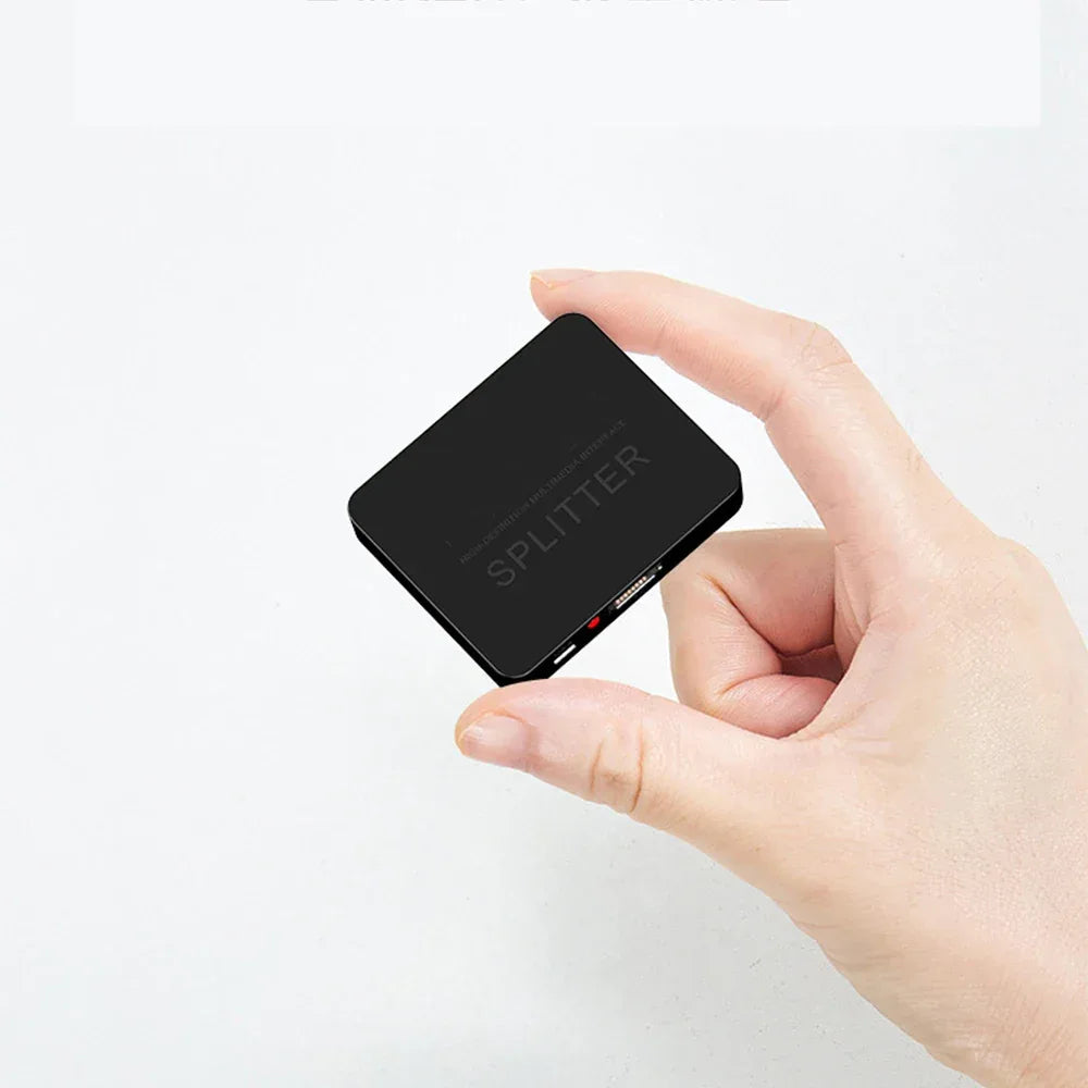 4K HDMI-compatible 1x2 Splitter Switch 1 in 2 Out Video Distributor Amplifier Dual Display for Box PC Monitor Projector Laptop - 1Tecbuy