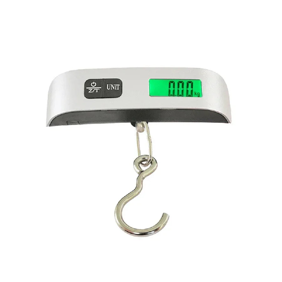 Portable Scale Digital LCD Display 110lb/50kg Electronic Luggage Hanging Suitcase Travel Weighs Baggage Bag Weight Balance Tools - 1Tecbuy