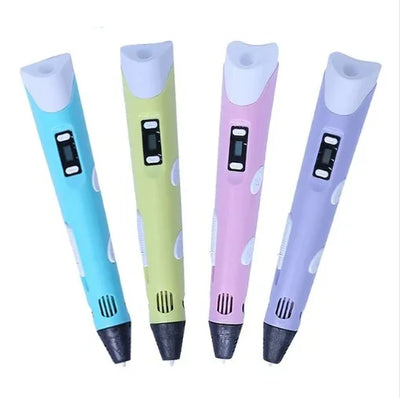 3D print pen 3D pen two generation graffiti 3D stereoscopic paintbrush children puzzle painting toys - 1Tecbuy
