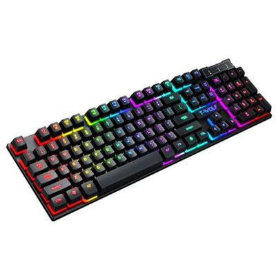 Gaming Usb Luminous Wired Keyboard Floating Manipulator - 1Tecbuy