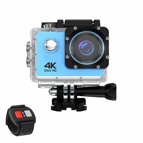 4K Waterproof All Digital UHD WiFi Camera + RF Remote And Accessories - 1Tecbuy