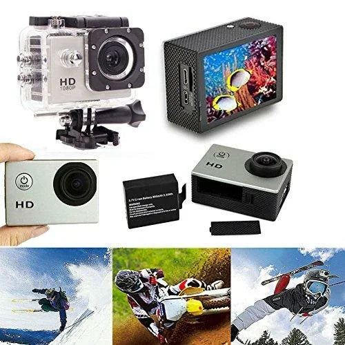 4K Waterproof All Digital UHD WiFi Camera + RF Remote And Accessories - 1Tecbuy