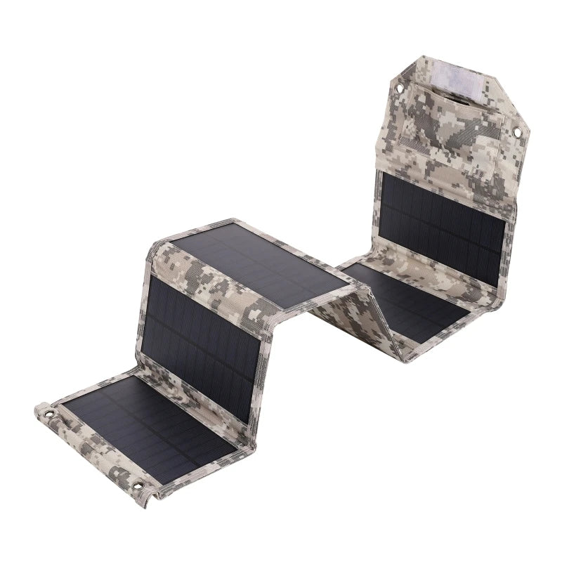 100W/80W/60W Foldable Solar Panel 5V USB Portable Battery Charger for Cell Phone Outdoor Waterproof Power Bank for Camping