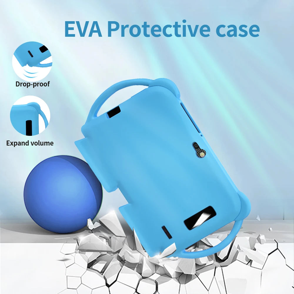 BDF K5 pro 7-inch Kids Tablet Cartoon Kids-Proof Case 5G WiFi Google Learning Education Tablet PC 4GB RAM 64GB ROM 4000mAh