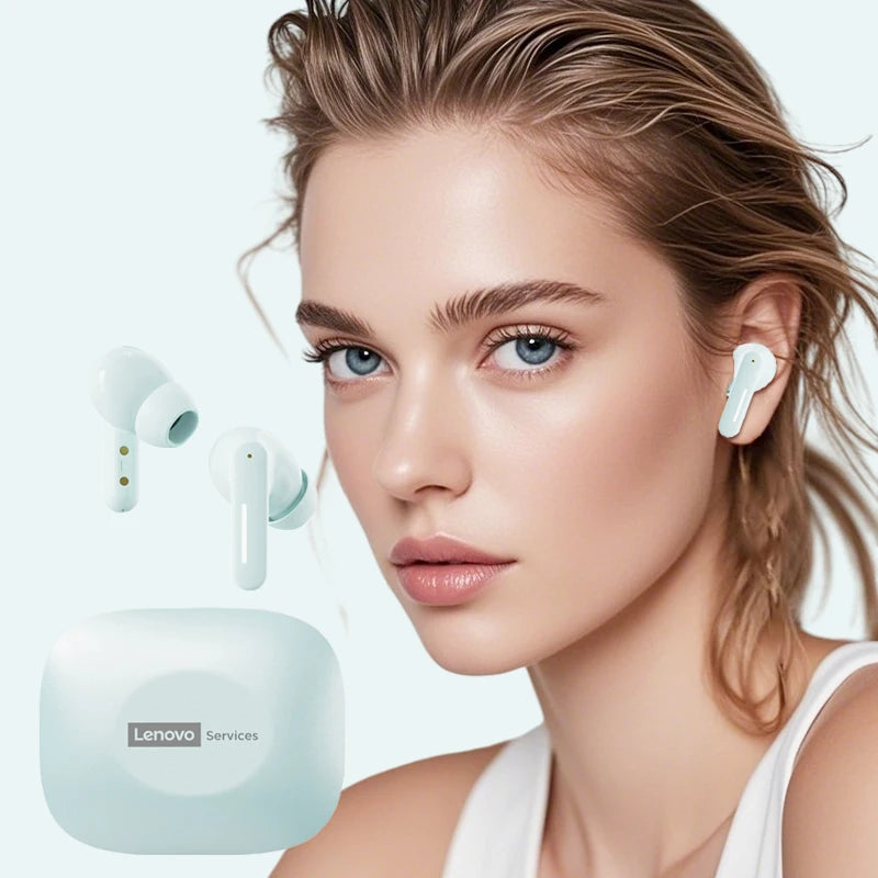New Lenovo LE209 Wireless Upgrade Bluetooth 6.0 Earphone Noise Canceling Sport Headphones 30H Long Battery Life Headset With Mic