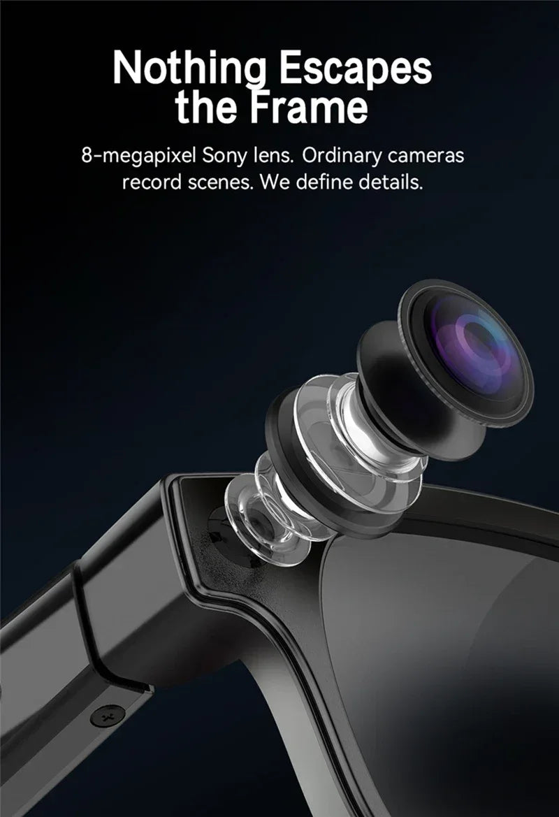 Xiaomi 8K Smart Glasses AI HD Recording Videos Photo Recognition Answer Translation Music Player Multifunction Anti-UV Lenses - 1Tecbuy