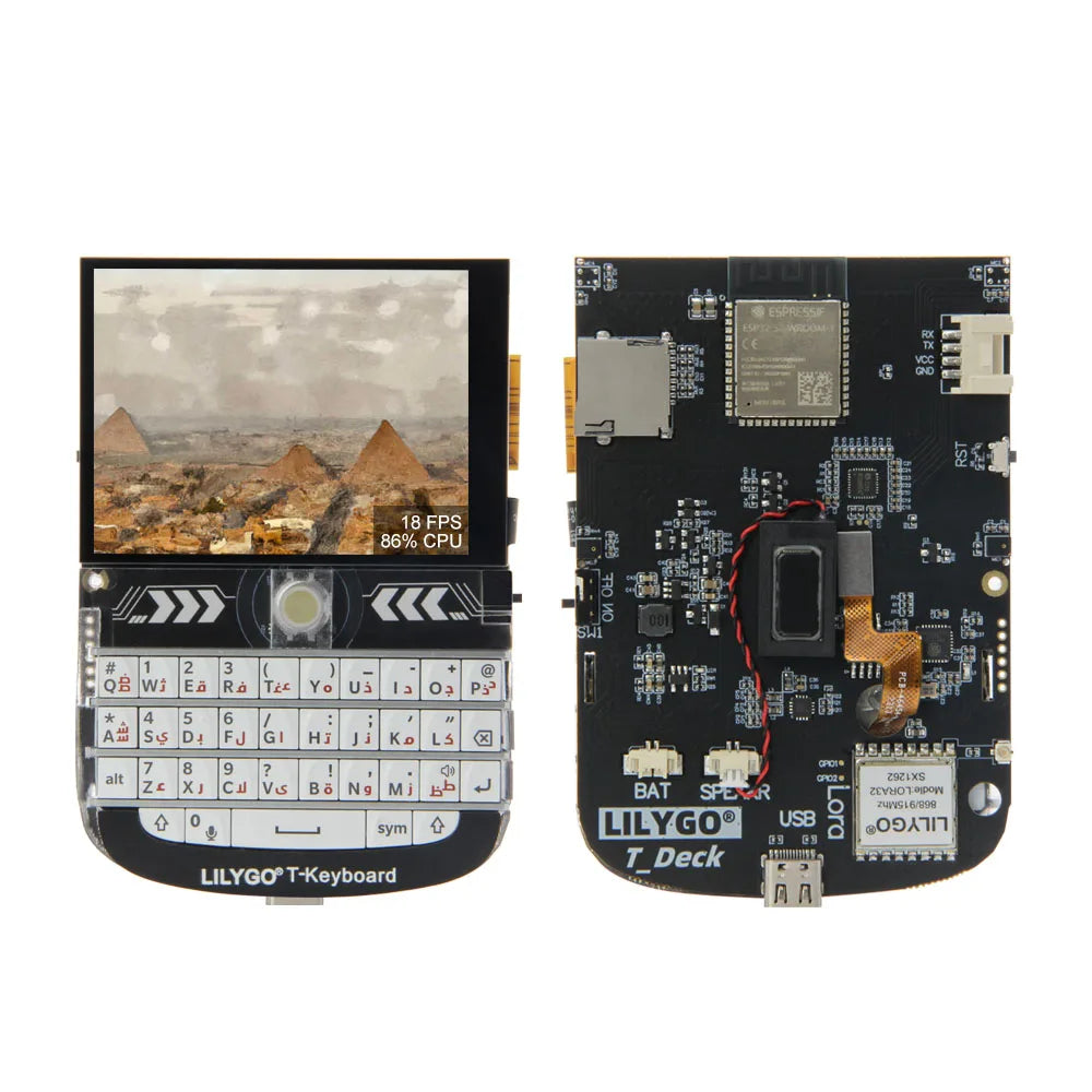 LILYGO® T-Deck ESP32-S3 LoRa Module 2.8 inch LCD Development Board LoRaWAN Long Range 433MHz 868MHz 915MHz With WIFI Bluetooth