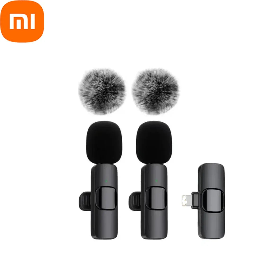 Xiaomi Mini Portable Wireless Lavalier Microphone for Live Broadcast Gaming Audio Video Recording iPhone Android - 1Tecbuy