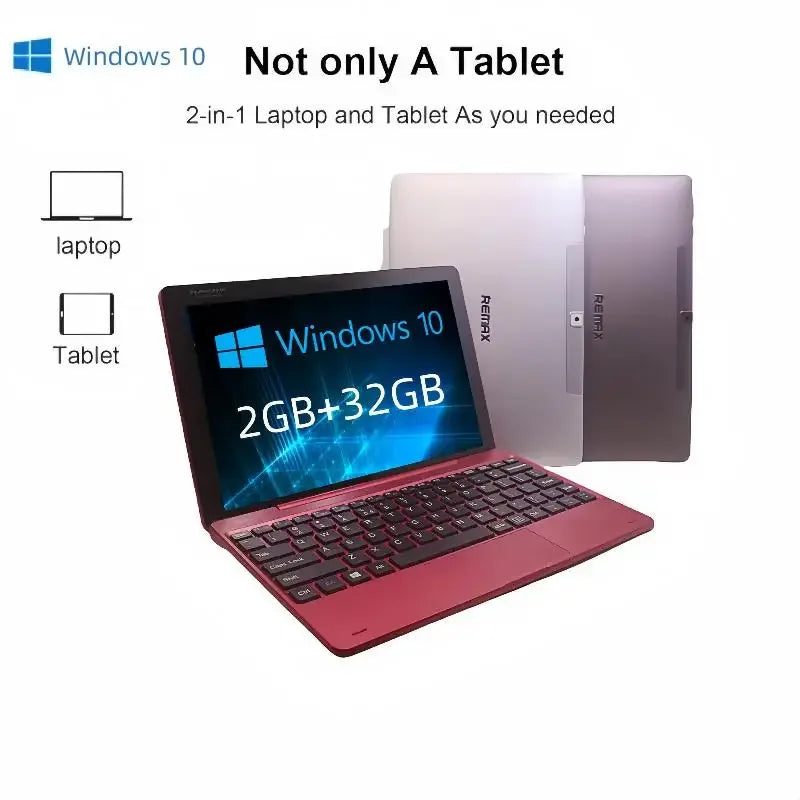 10.1 INHC 64Bit Windows 10 Tablet Remax-101 Intel Z8350 CPU 2GB RAM DDR 32GB ROM 1280 x 800IPS Tablet With Detachable Keyboard - 1Tecbuy