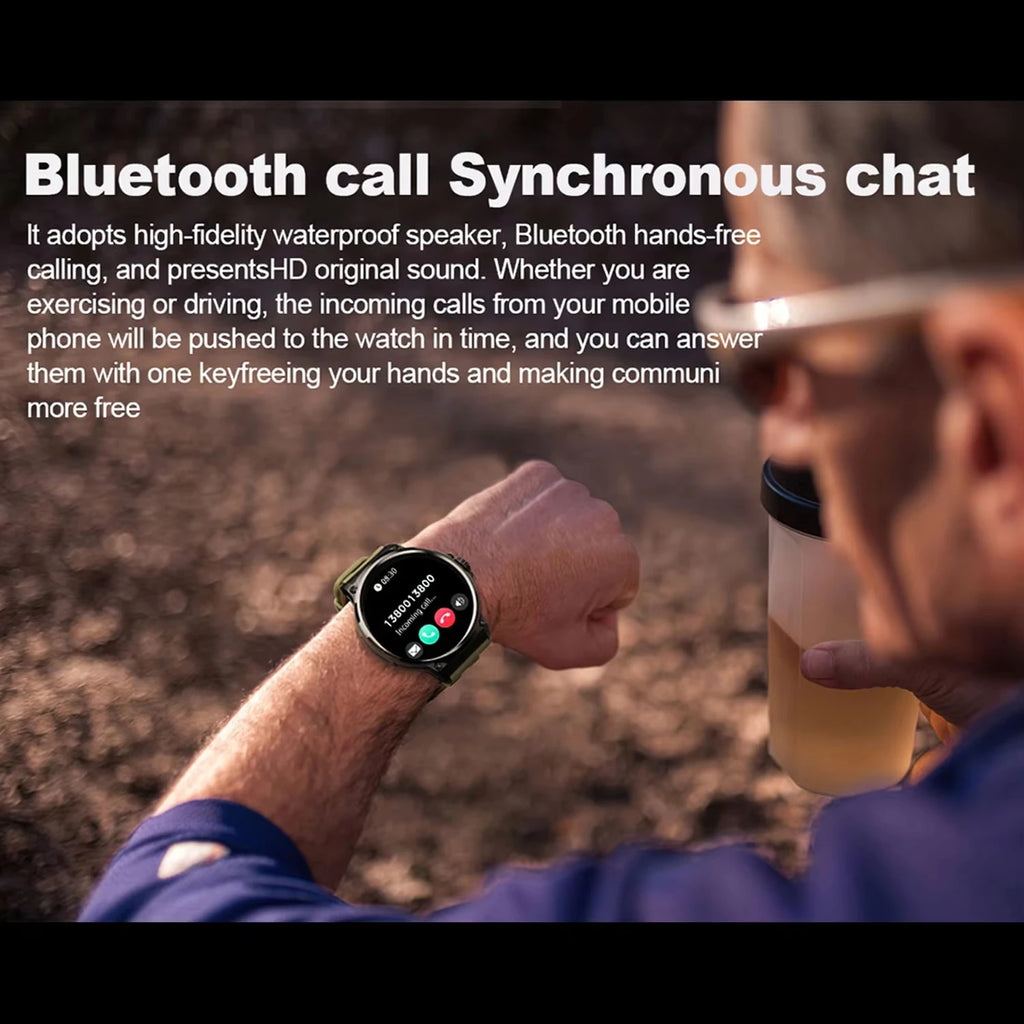 710mAh Bluetooth Call Smart Watch Men 1.85" HD Screen Multi Sports Modes Heart Rate Monitor 2025 New Smartwatch For Android IOS