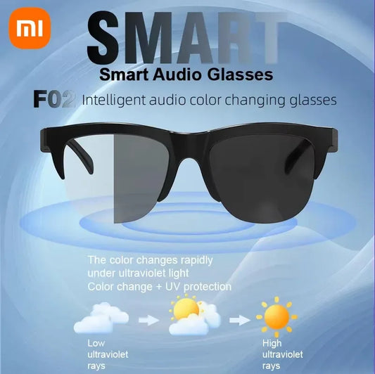 Xiaomi Basic Edition Smart Bluetooth Glasses Sun Color Changing Glasses Listen To Music Call Smart Sunglasses Long Battery Life - 1Tecbuy