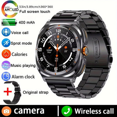 2025 Upgraded For Android IOS TWS 2 in 1 SmartWatch with Headphones Bluetooth Call IP68 Waterproof Outdoor GPS Sport Smartwatch - 1Tecbuy