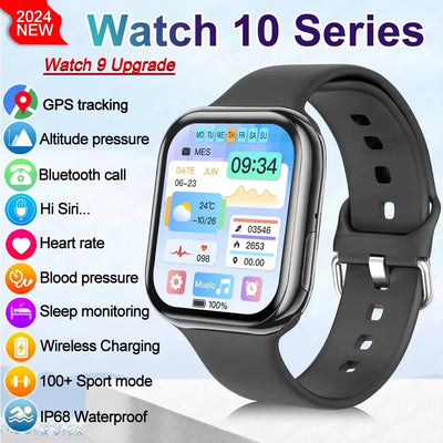 DT 2025 GPS Smart Watch Series 10 For Apple Watch 10 Memory Music Video Bluetooth Call Waterproof NFC Smartwatch For Android IOS - 1Tecbuy