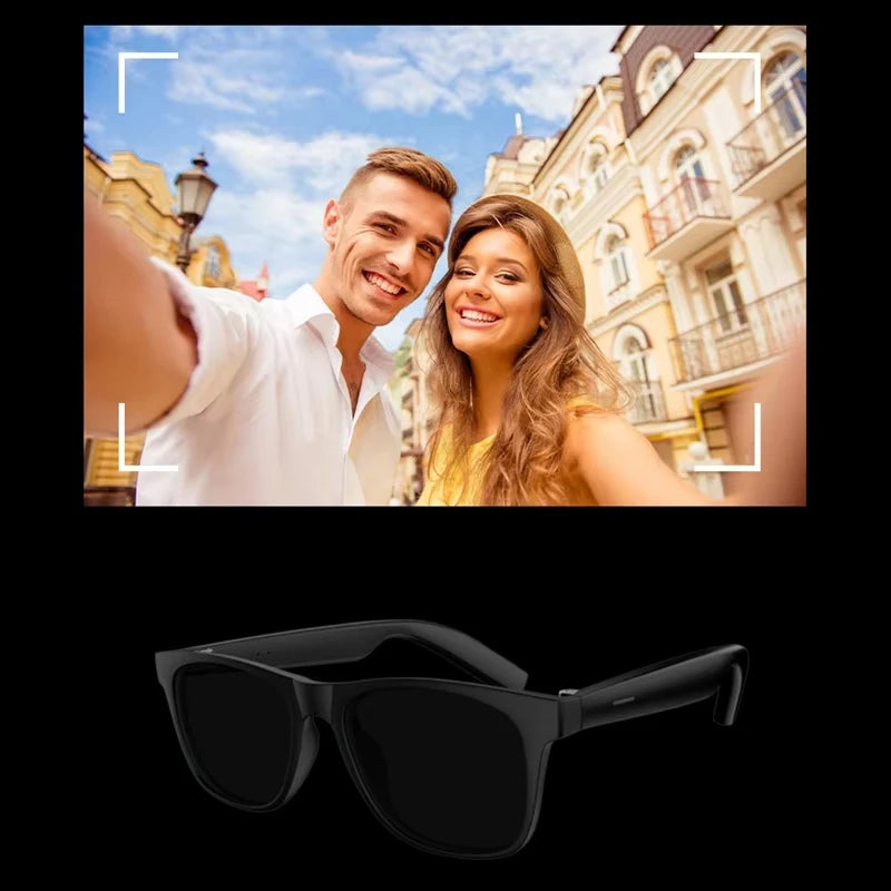 Xiaomi 4K AI Smart Glasses Multifunctional Camera Bluetooth Call Voice Assistant Music Player Translate Photochromic HD Glasses