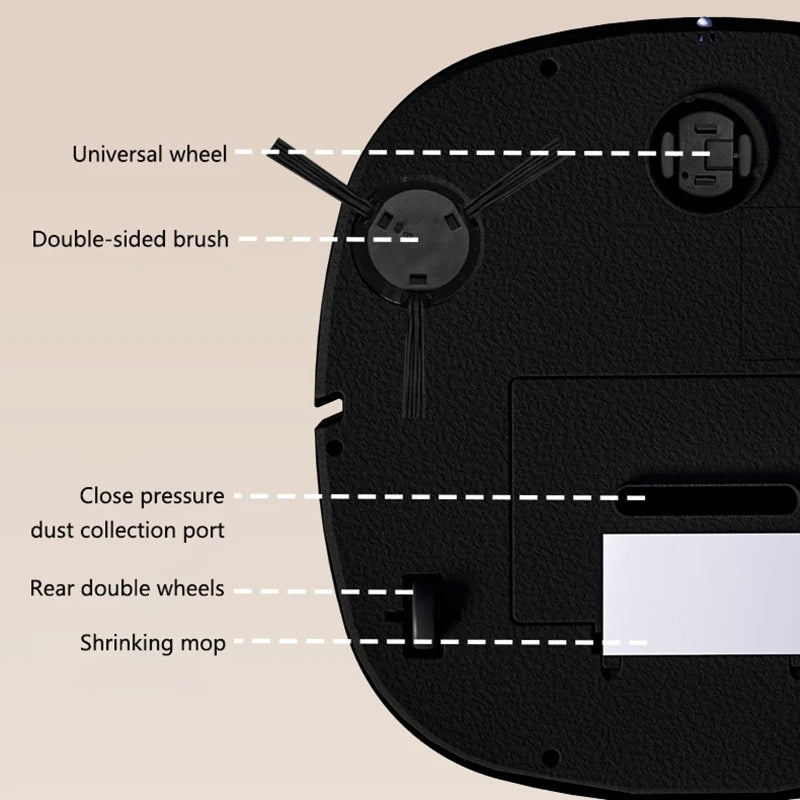 Xiaomi 4-in-1 Robot Vacuum Cleaner USB Charging Home Fully Automatic Sweep Robot Integrated Sweep suction mopping &Sterilization