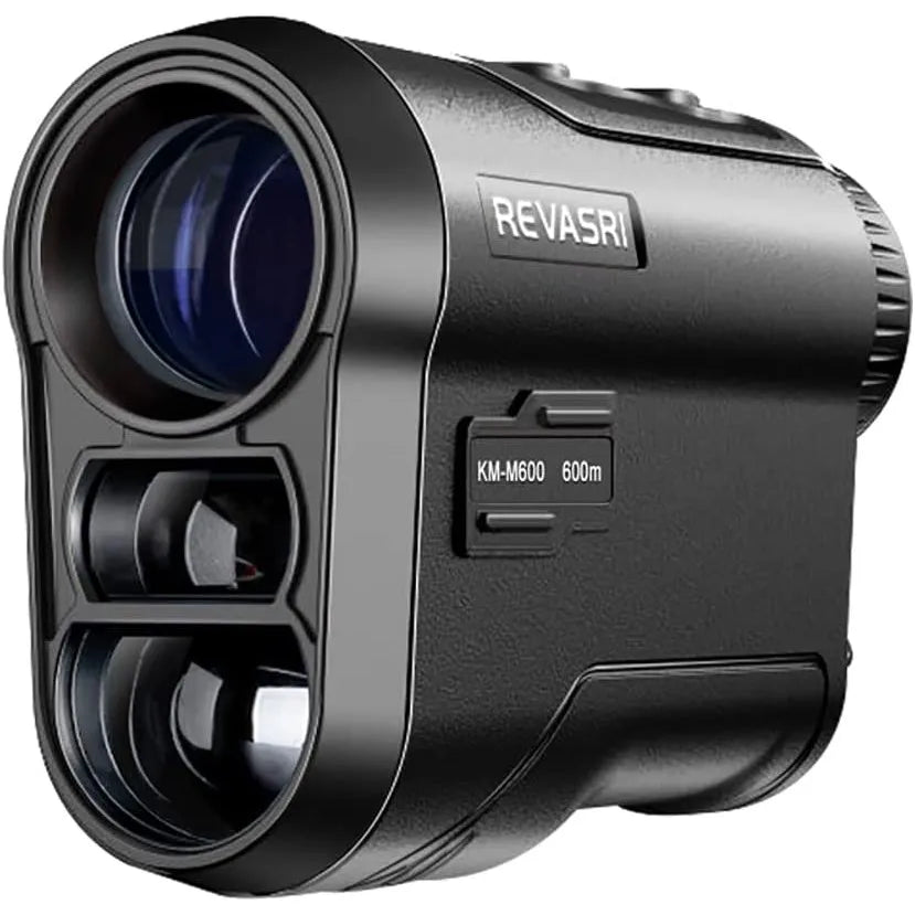 REVASRI 600M/Yard Golf Laser Rangefinder with Slope Compensation Flagpole Lock Vibration USB-C Rechargeable for Golfing