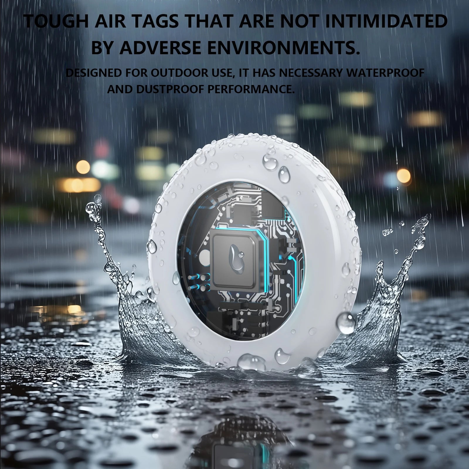 Timethinker Bluetooth GPS Tracker Smart Tag Airtag Work with Apple Find My APP ITag  Locator Air Tags Pet Key Finder for iOS