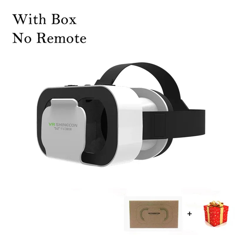 VR Glasses 3D Virtual Reality Headset Devices Helmet Lenses Goggles Smart For Smartphones Phone Cell Mobile Game Viar Viewer Set - 1Tecbuy