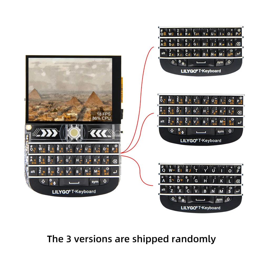 LILYGO® T-Deck ESP32-S3 LoRa Module 2.8 inch LCD Development Board LoRaWAN Long Range 433MHz 868MHz 915MHz With WIFI Bluetooth