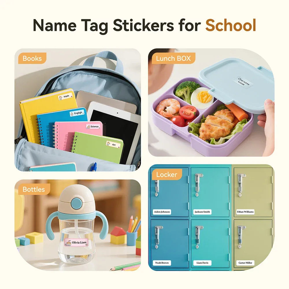 NIIMBOT D110 Upgraded Version Thermal Label Printer Mini Portable Smart Label Maker With Tape for Office Home Kitchen School - 1Tecbuy