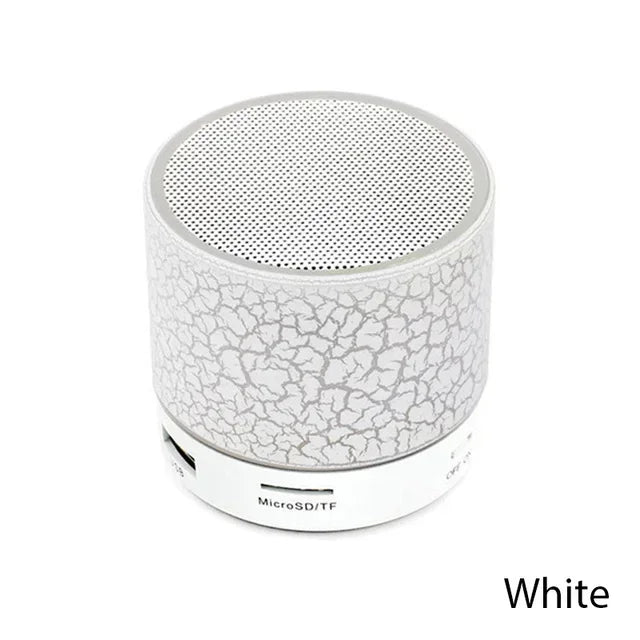 Mini Bluetooth Speaker Wireless Loudspeaker Crack LED SD Card USB Subwoofer Portable MP3 Music Sound Column for PC Mobile Phone