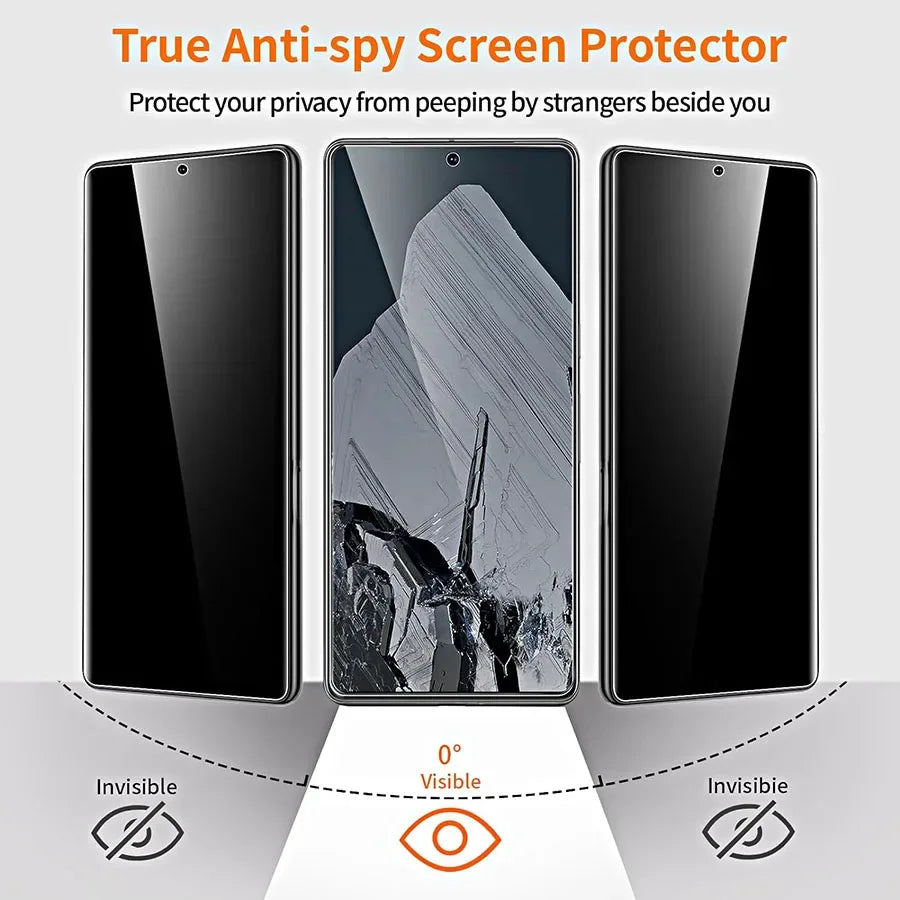 3D Anti Spy Tempered Glass For Google Pixel 6 7 8 9 Pro 7a 4 XL 5a 4a 4G Privacy Screen protector Google Pixel 6a 4 5a 5G Glass - 1Tecbuy