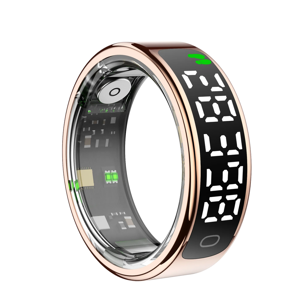 New Smart Ring 2025 Display Screen Gestures Control Video 5ATM Waterproof Remote Camera Blood Oxygen Monitor Multi Sports Mode