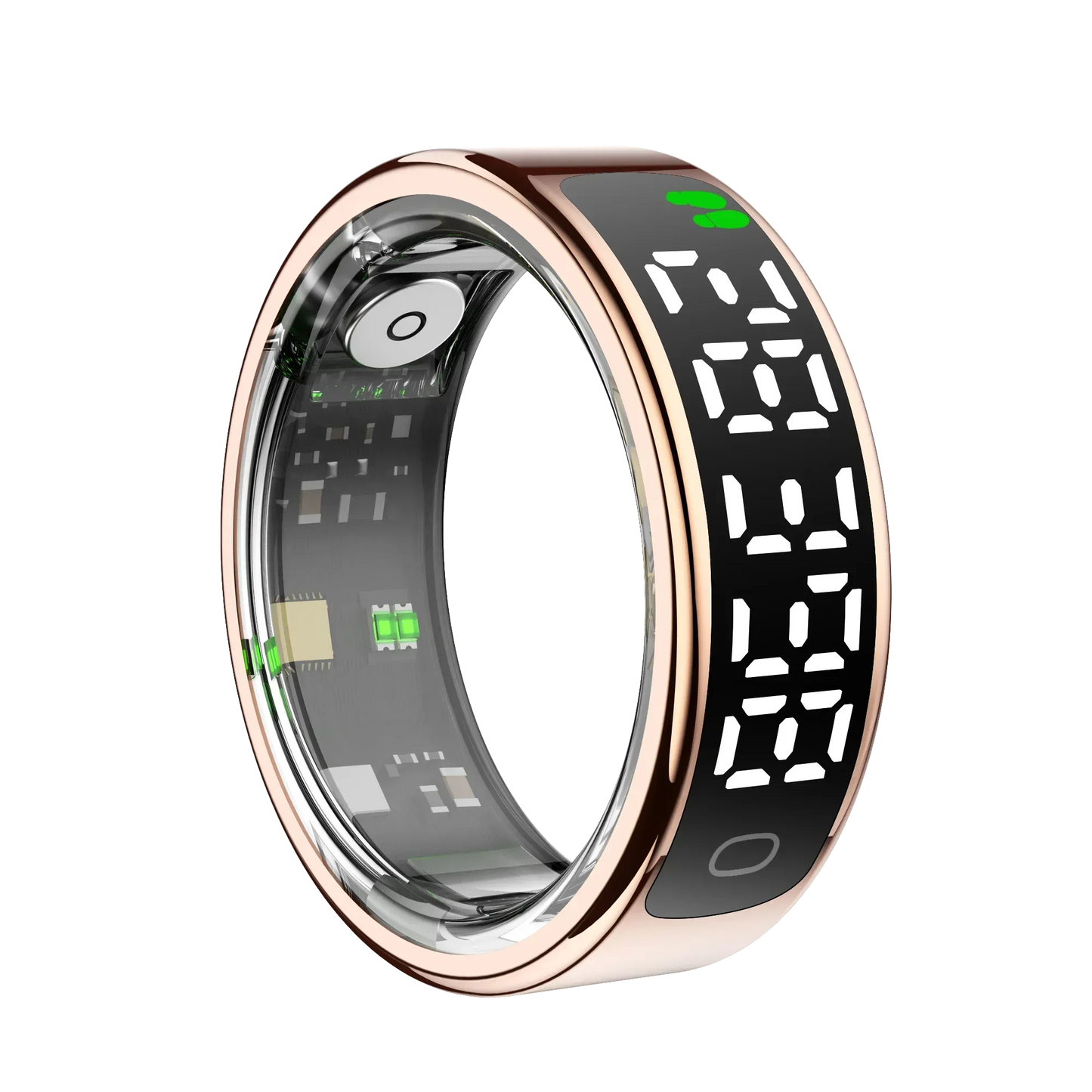 New Smart Ring 2025 Display Screen Gestures Control Video 5ATM Waterproof Remote Camera Blood Oxygen Monitor Multi Sports Mode - 1Tecbuy