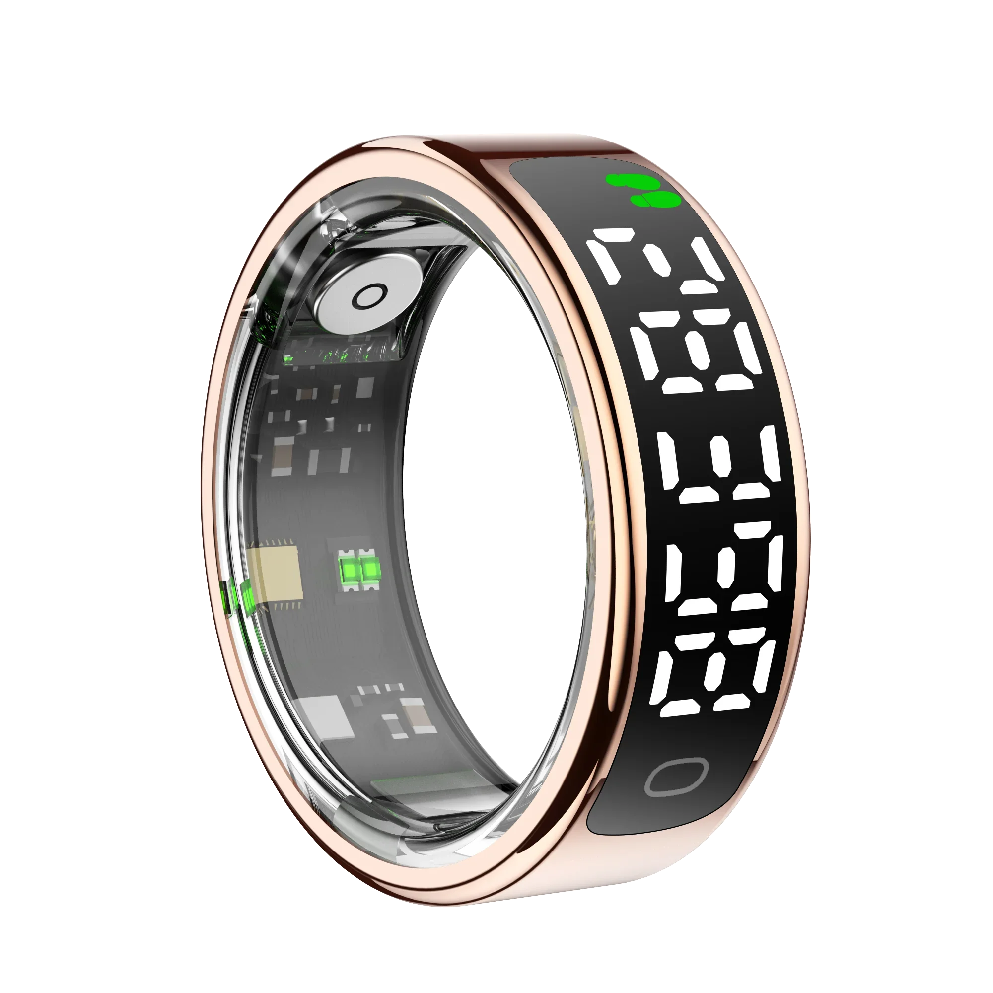 New Smart Ring 2025 Display Screen Gestures Control Video 5ATM Waterproof Remote Camera Blood Oxygen Monitor Multi Sports Mode