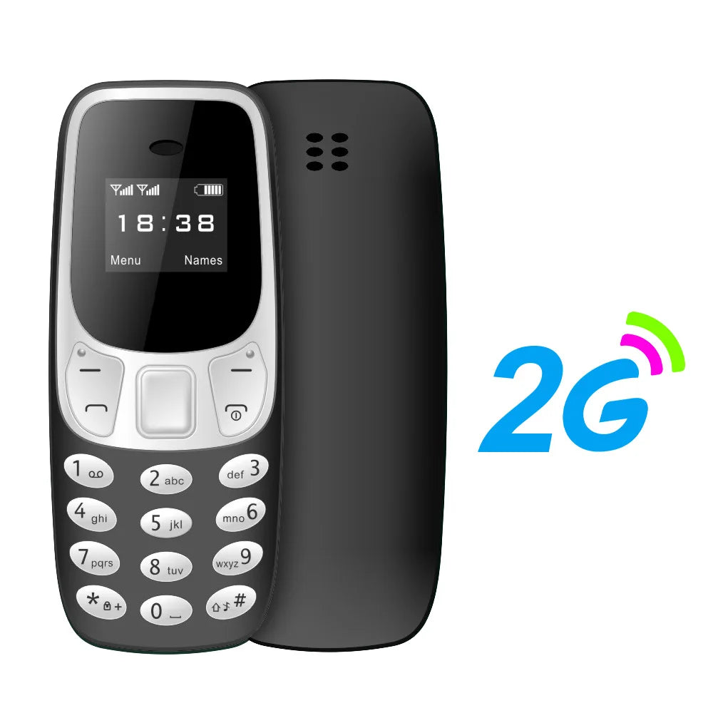 SERVO BM10 Mini Mobile Phone 2G GSM/4G LTE Speed Dial Call Recording MP3 Player Blacklist Dual SIM Standby Smallest Cellphones