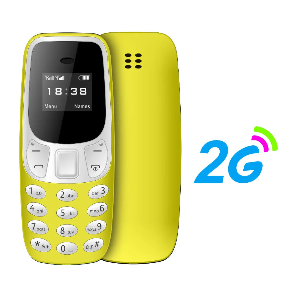 SERVO BM10 Mini Mobile Phone 2G GSM/4G LTE Speed Dial Call Recording MP3 Player Blacklist Dual SIM Standby Smallest Cellphones