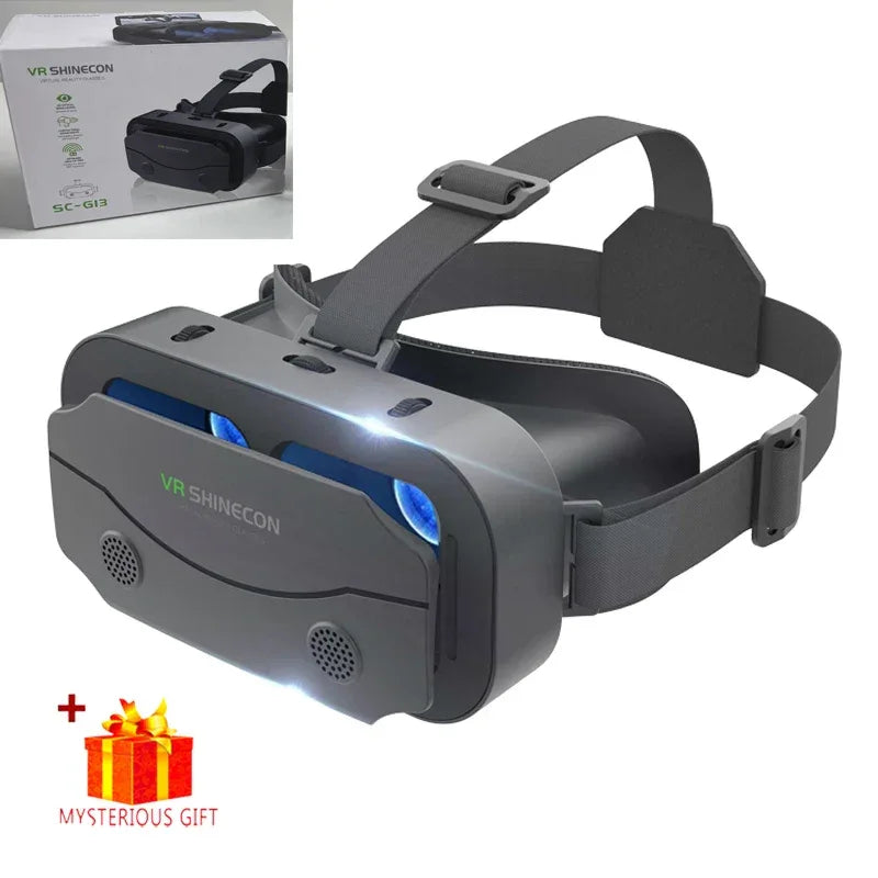VR Glasses 3D Virtual Reality Headset Devices Helmet Lenses Goggles Smart For Smartphones Phone Cell Mobile Game Viar Viewer Set - 1Tecbuy