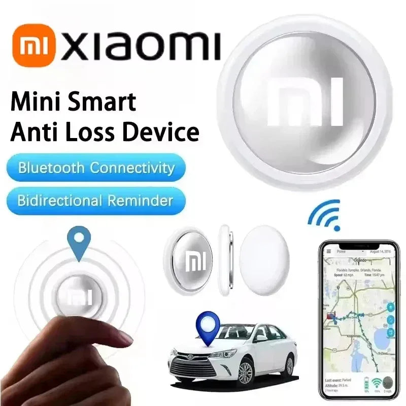 Xiaomi Mini GPS Tracker System FindMy App Air Tag Smart Bluetooth Locator Child Finder Bag Anti-Loss Pet Collar With Tracker New - 1Tecbuy