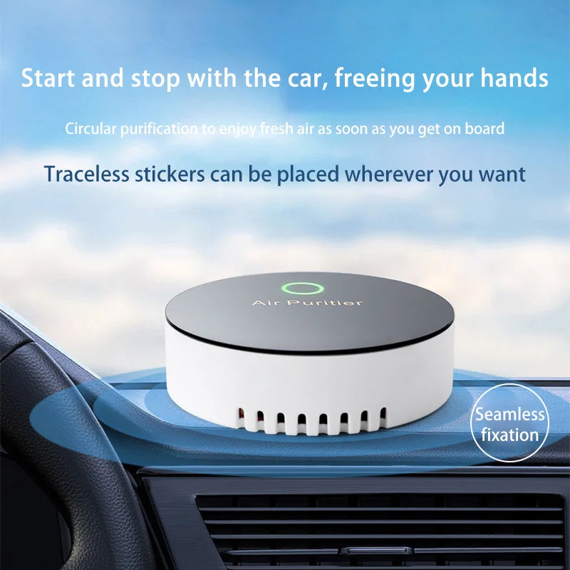 Xiaomi New Car 15 Million Negative Ion Air Purifier Purification Portable  USB Oxygen Cleaner Ozone Generator For Home Deodor