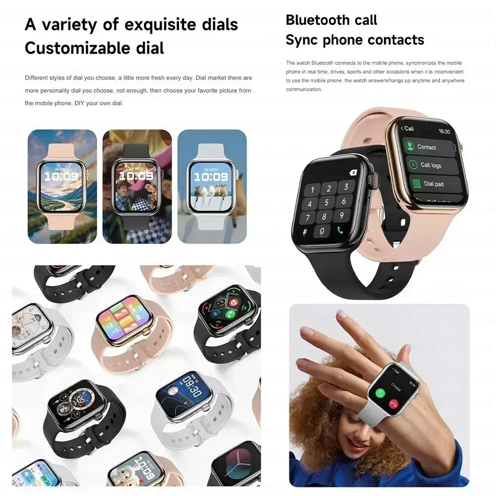 DT 2025 GPS Smart Watch Series 10 For Apple Watch 10 Memory Music Video Bluetooth Call Waterproof NFC Smartwatch For Android IOS - 1Tecbuy