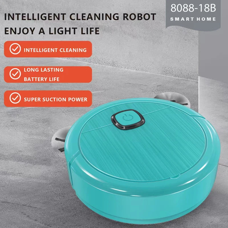 3-in-1 Smart Sweeping Robot Vacuum Mop 4000pa Strong Suction Washable Mop For Pet Hair Hard Floor Ideal Home Kitchen Room 2025