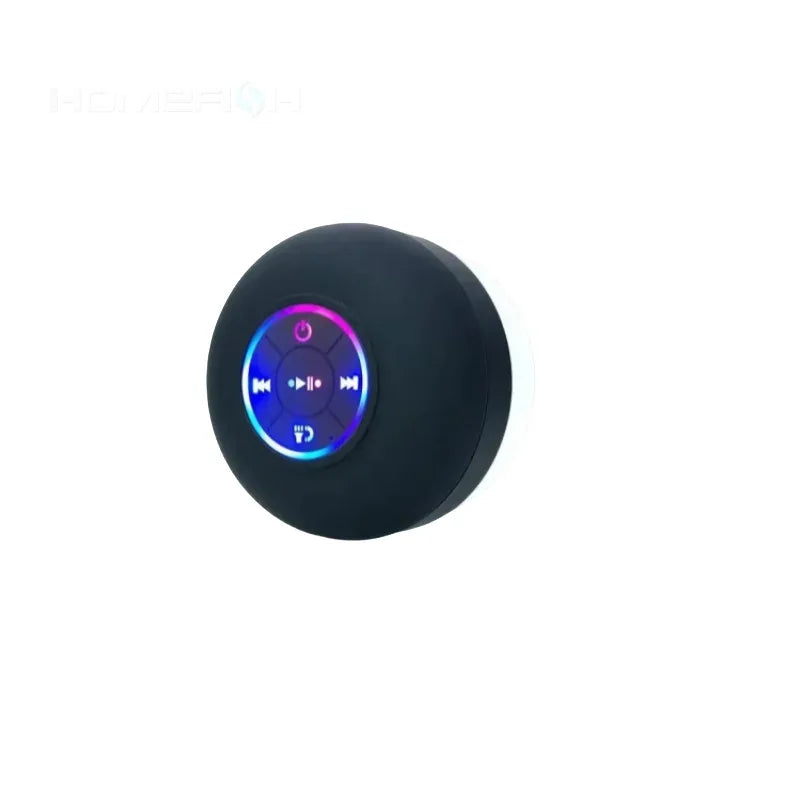 2025 New bathroom waterproof wireless LED suction Cup Mini Bluetooth speaker Portable outdoor sports stereo speakers - 1Tecbuy