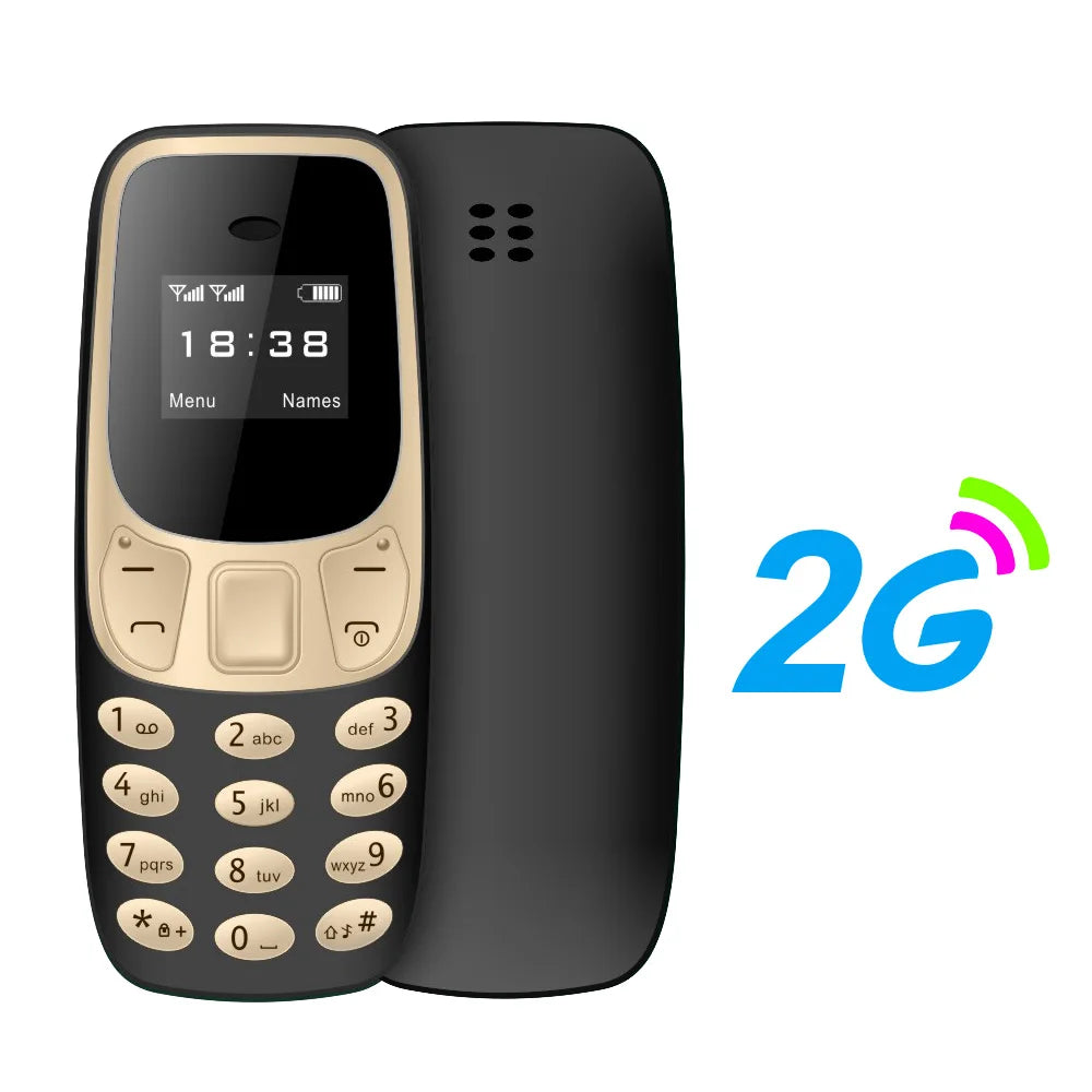 SERVO BM10 Mini Mobile Phone 2G GSM/4G LTE Speed Dial Call Recording MP3 Player Blacklist Dual SIM Standby Smallest Cellphones