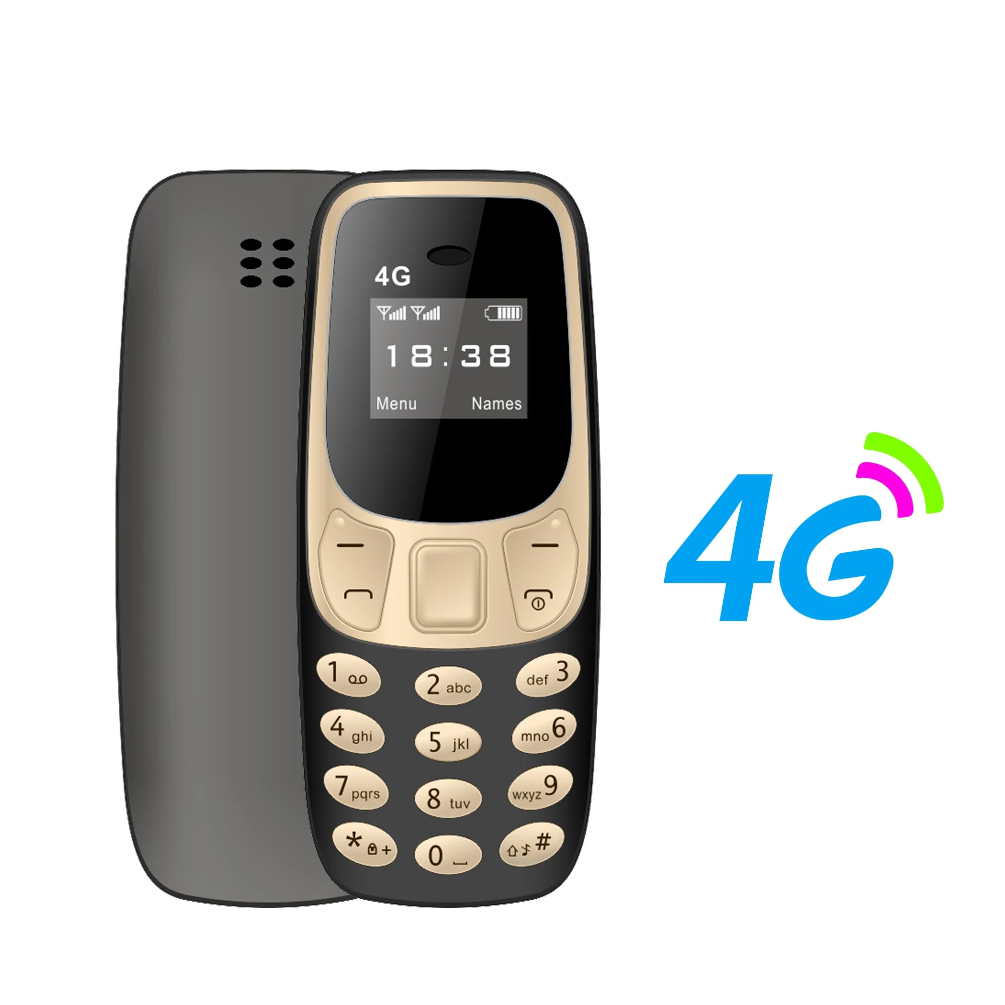 SERVO BM10 Mini Mobile Phone 2G GSM/4G LTE Speed Dial Call Recording MP3 Player Blacklist Dual SIM Standby Smallest Cellphones