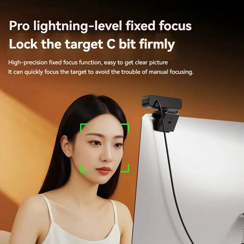 Xiaomi 4K HD Mini Webcam Portable 1080P Webcam With Microphone Light Laptop Desktop Computer For Live Video Call Conference