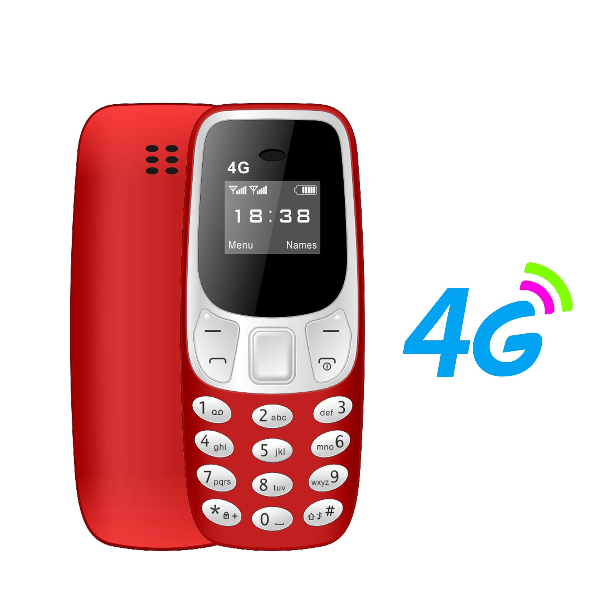 SERVO BM10 Mini Mobile Phone 2G GSM/4G LTE Speed Dial Call Recording MP3 Player Blacklist Dual SIM Standby Smallest Cellphones