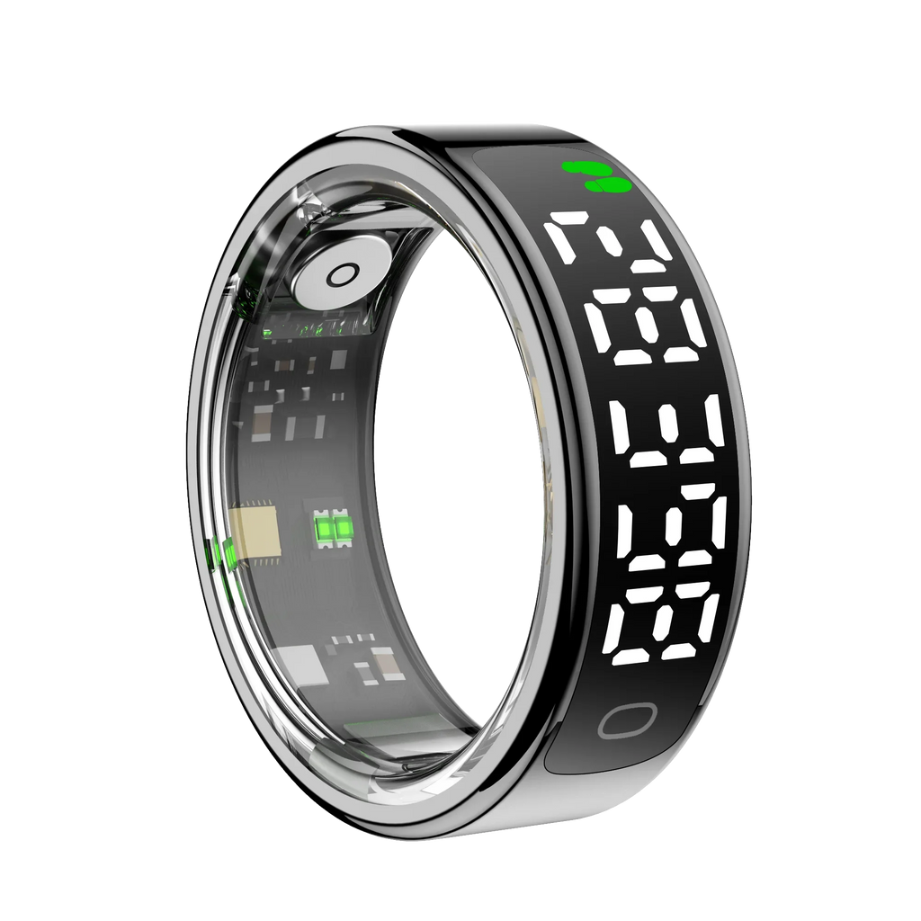 New Smart Ring 2025 Display Screen Gestures Control Video 5ATM Waterproof Remote Camera Blood Oxygen Monitor Multi Sports Mode