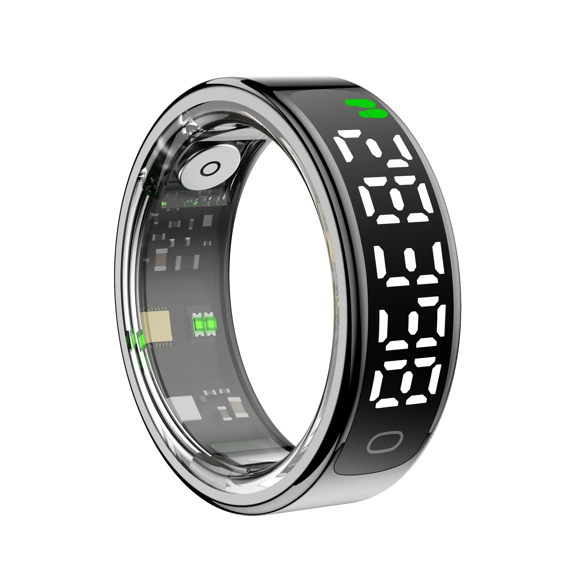 New Smart Ring 2025 Display Screen Gestures Control Video 5ATM Waterproof Remote Camera Blood Oxygen Monitor Multi Sports Mode - 1Tecbuy