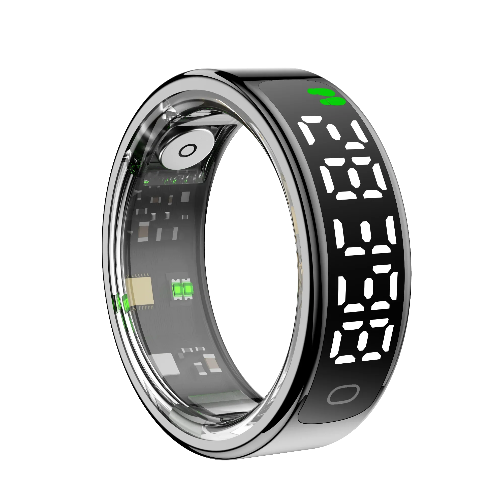 New Smart Ring 2025 Display Screen Gestures Control Video 5ATM Waterproof Remote Camera Blood Oxygen Monitor Multi Sports Mode