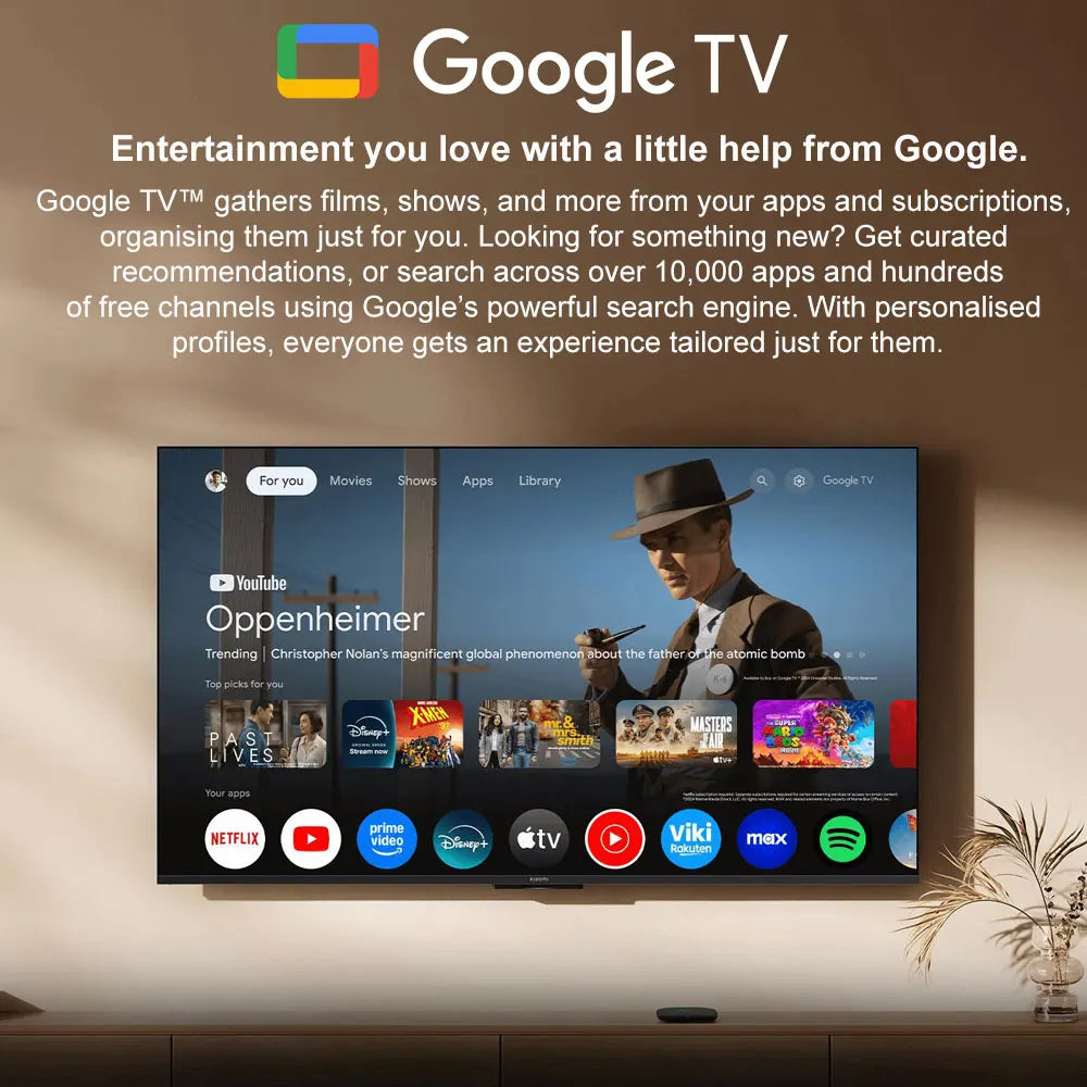 Xiaomi Mi TV Box S 3rd / 2nd Gen, Android Smart TV Box Media Player 4K UHD Google TV Dolby Vision HDR10+ Google Assistant BT5.2