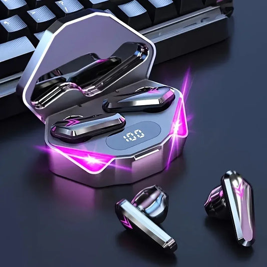 X15 TWS Wireless Bluetooth Headset LED Display Gamer Earbuds with Mic Wireless Headphones Noise Cancelling Bluetooth Earphones - 1Tecbuy