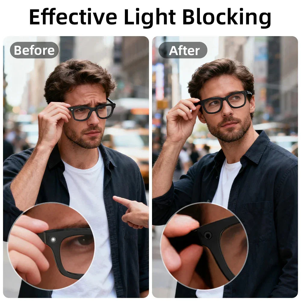 HIBLOKS LED Light Blocking Stickers For Ray-Ban Meta Wayfarer/Skyler/Headliner(Gen 2)/Oakley Meta HSTN Smart Glasses Accessories - 1Tecbuy