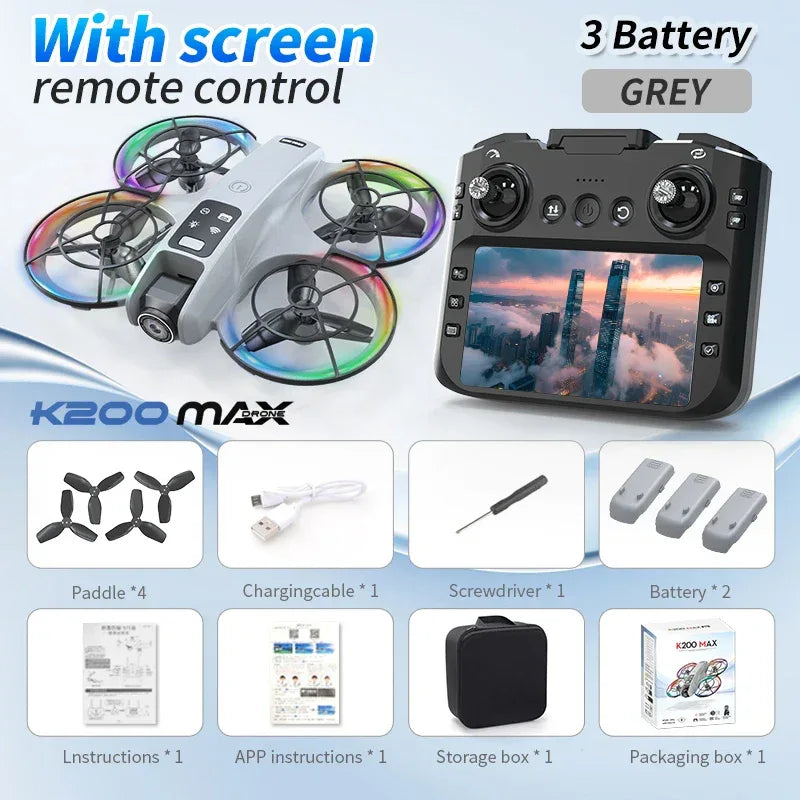 Xiaomi Drone with Camera HD 8K 1080P FPV RC Drones Profesional Five-sided Obstacle Avoidance Helicopter Drone Toy 2025New - 1Tecbuy