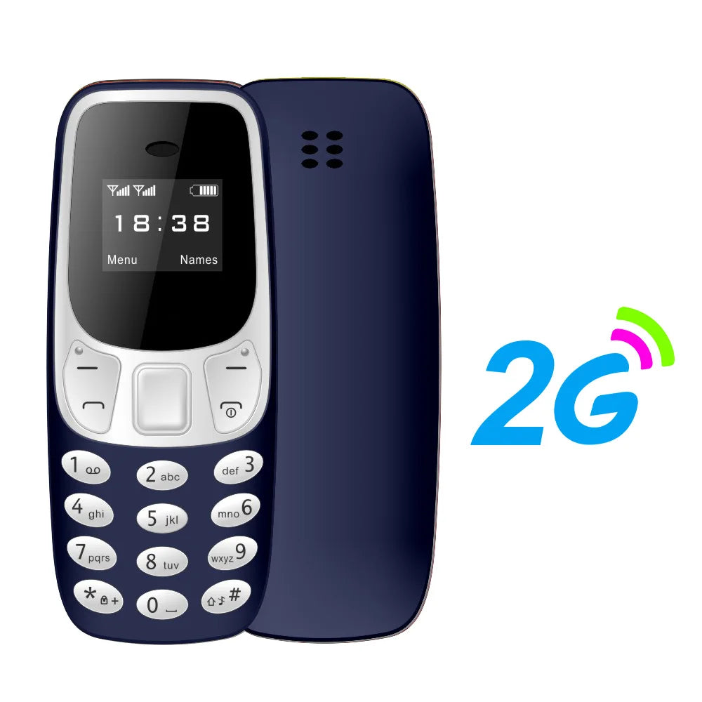 SERVO BM10 Mini Mobile Phone 2G GSM/4G LTE Speed Dial Call Recording MP3 Player Blacklist Dual SIM Standby Smallest Cellphones